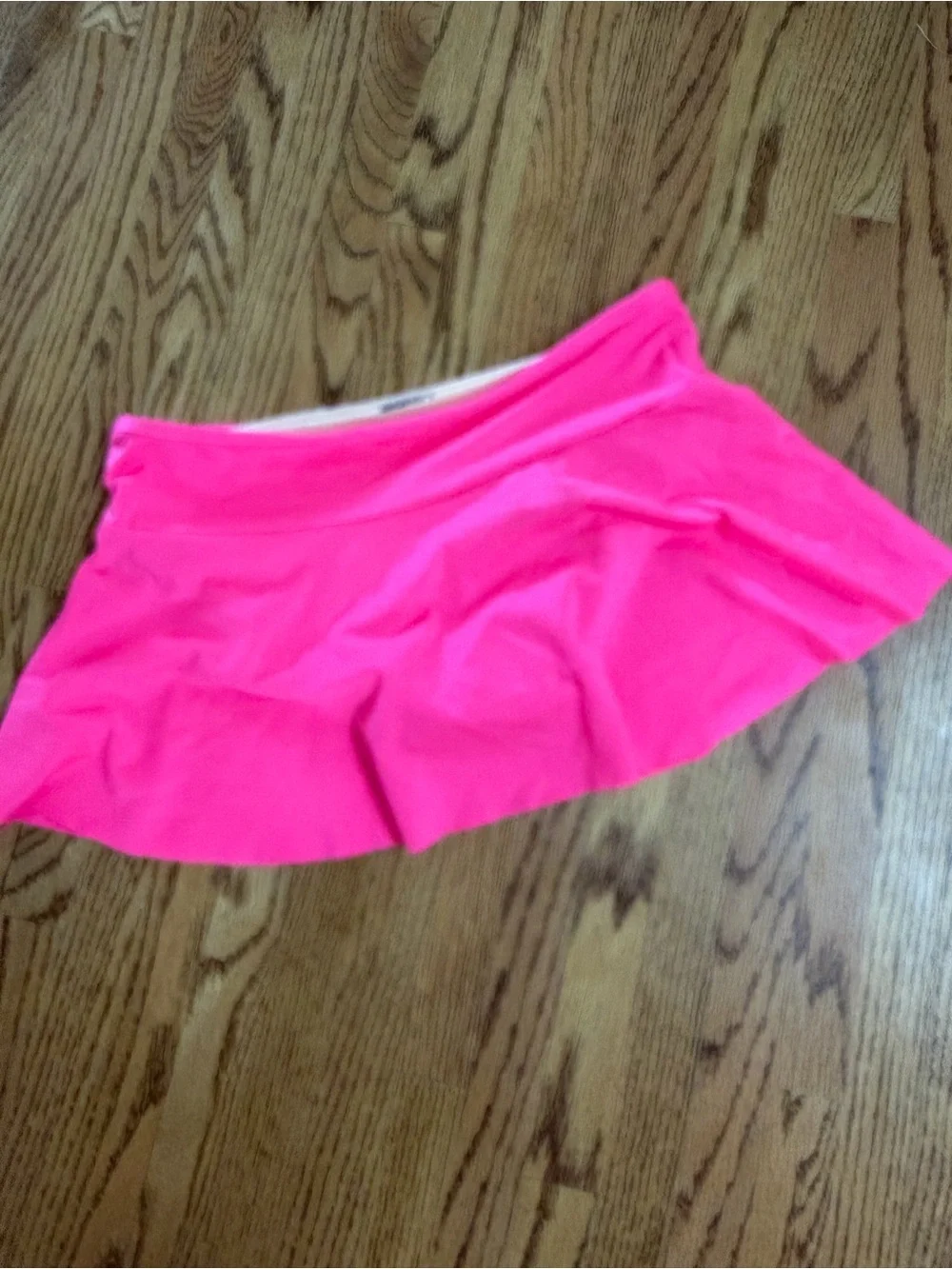 Lands' End Girls' Swim Skirt Bikini Bottoms in Hot Pink & Purple